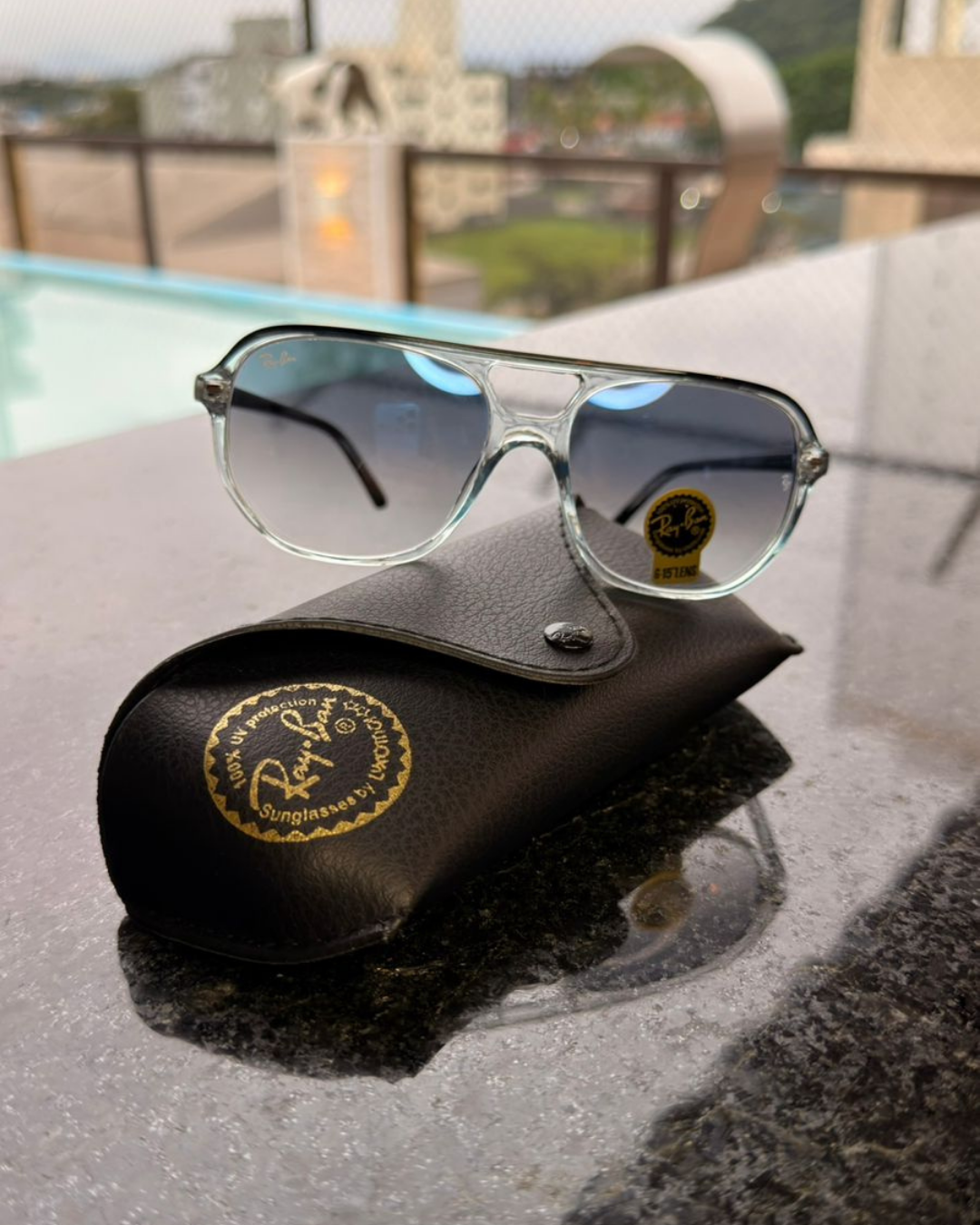 Óculos de Sol Bill Aviador Transparente Ray-Ban G-15