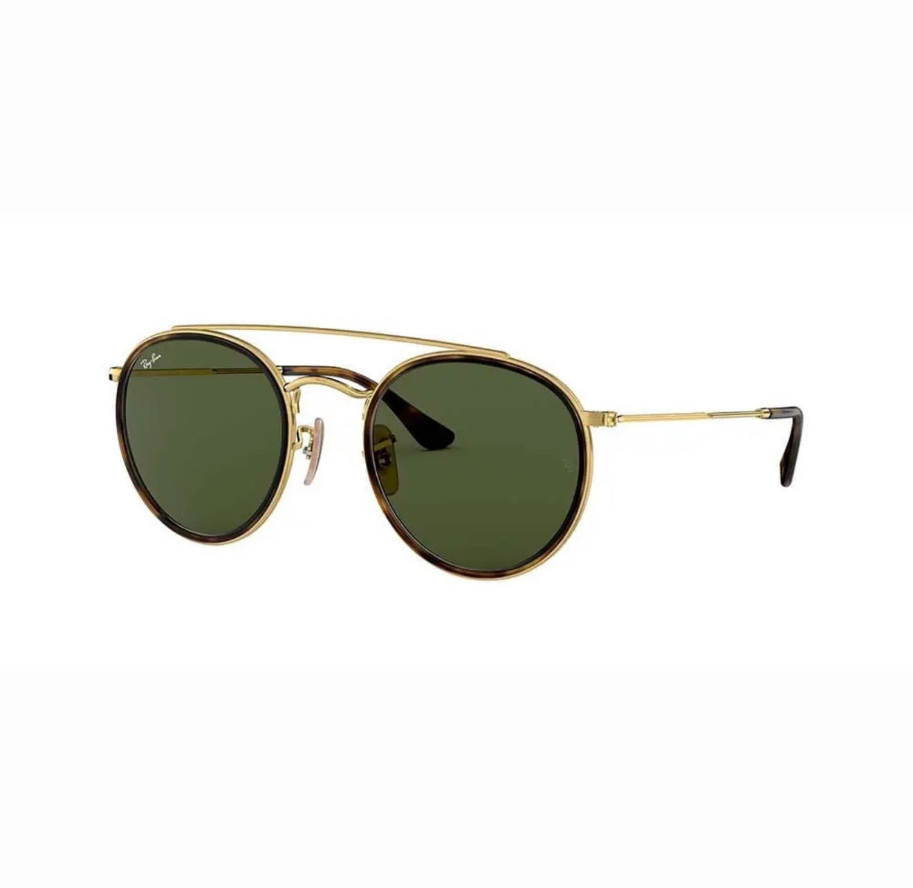 Óculos de Sol Ray-Ban Round Double Bridge Verde G15