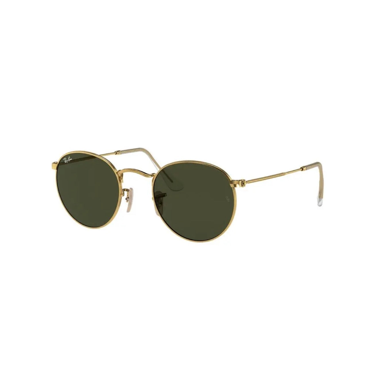 Óculos de Sol Redondo Ray-Ban Dourado Lente Verde