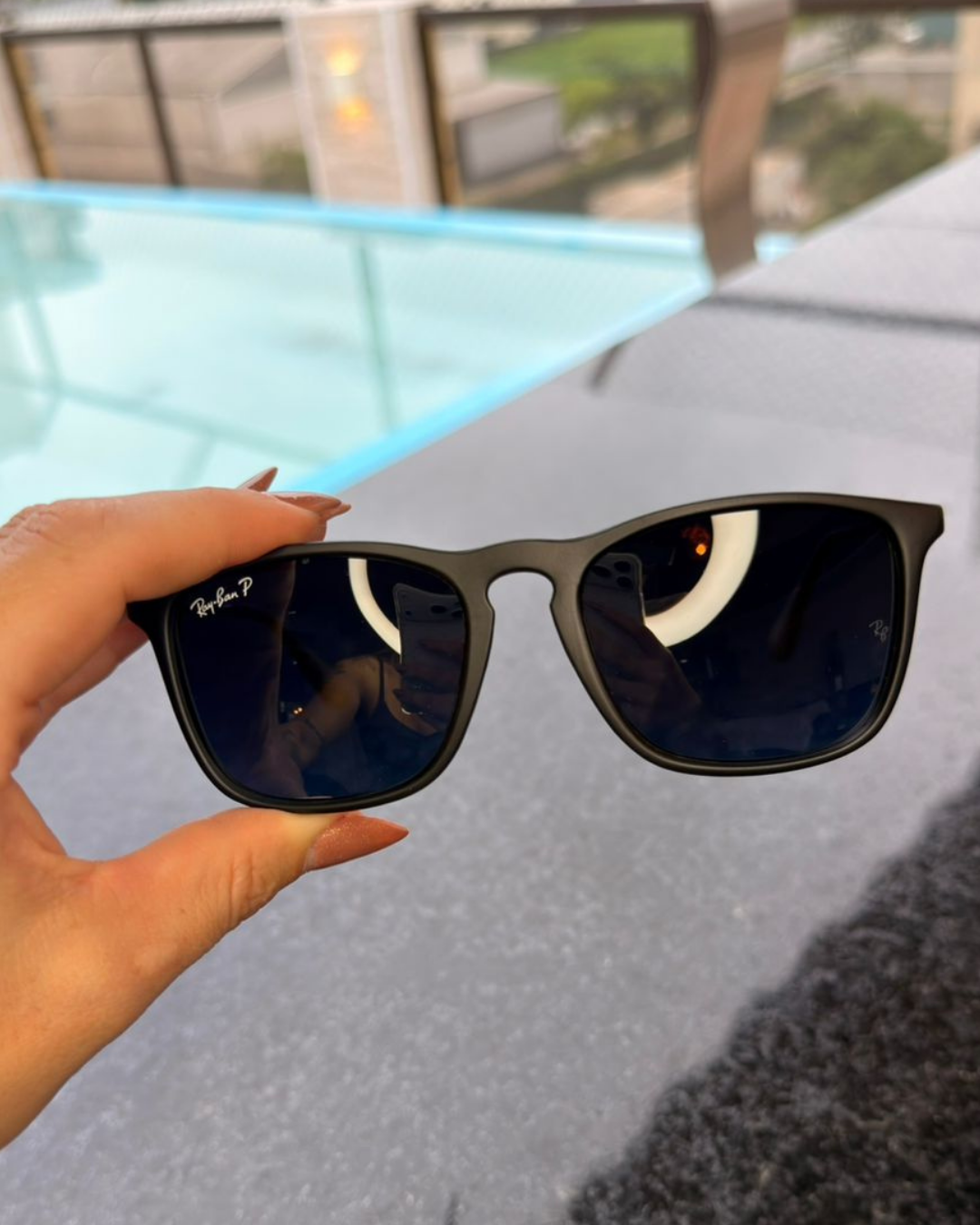 Óculos de Sol Ray-Ban Polarizado Preto Clássico